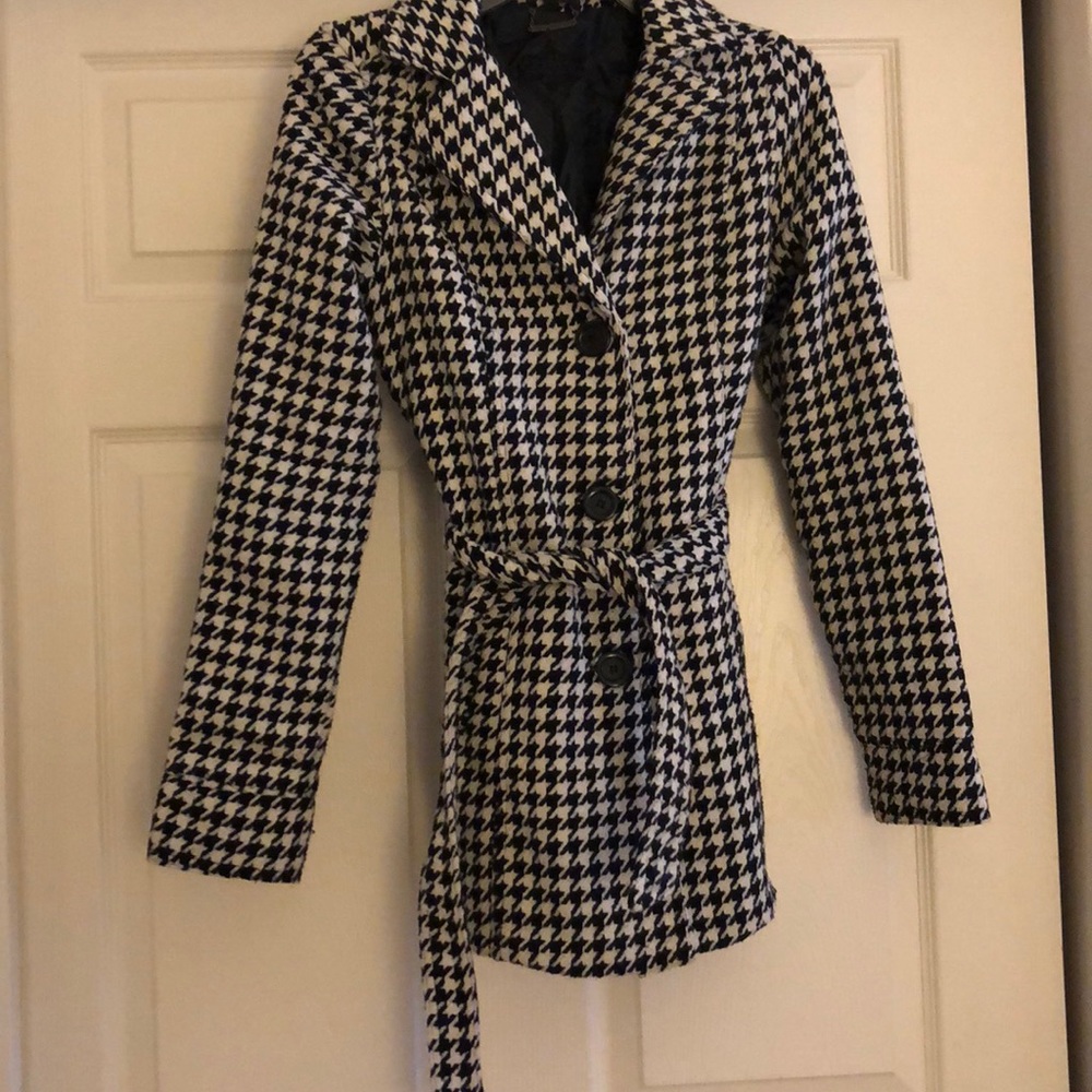 Black & White Pea Coat